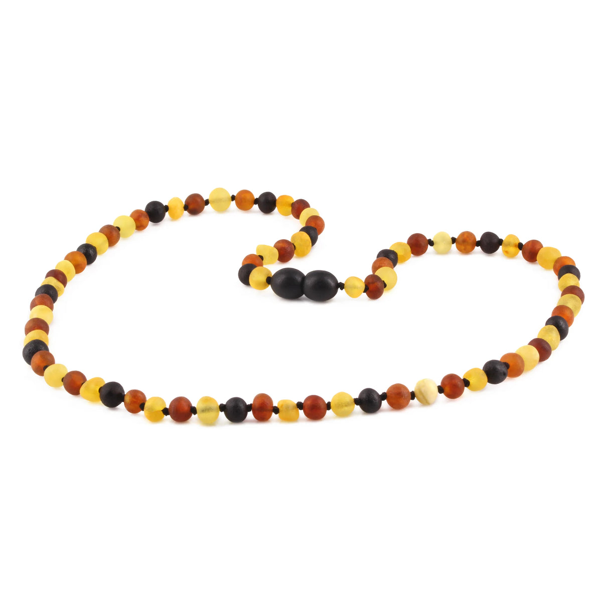 Adult Baltic Amber Necklace. Baroque Multicolour 5mm - XB54M2M
