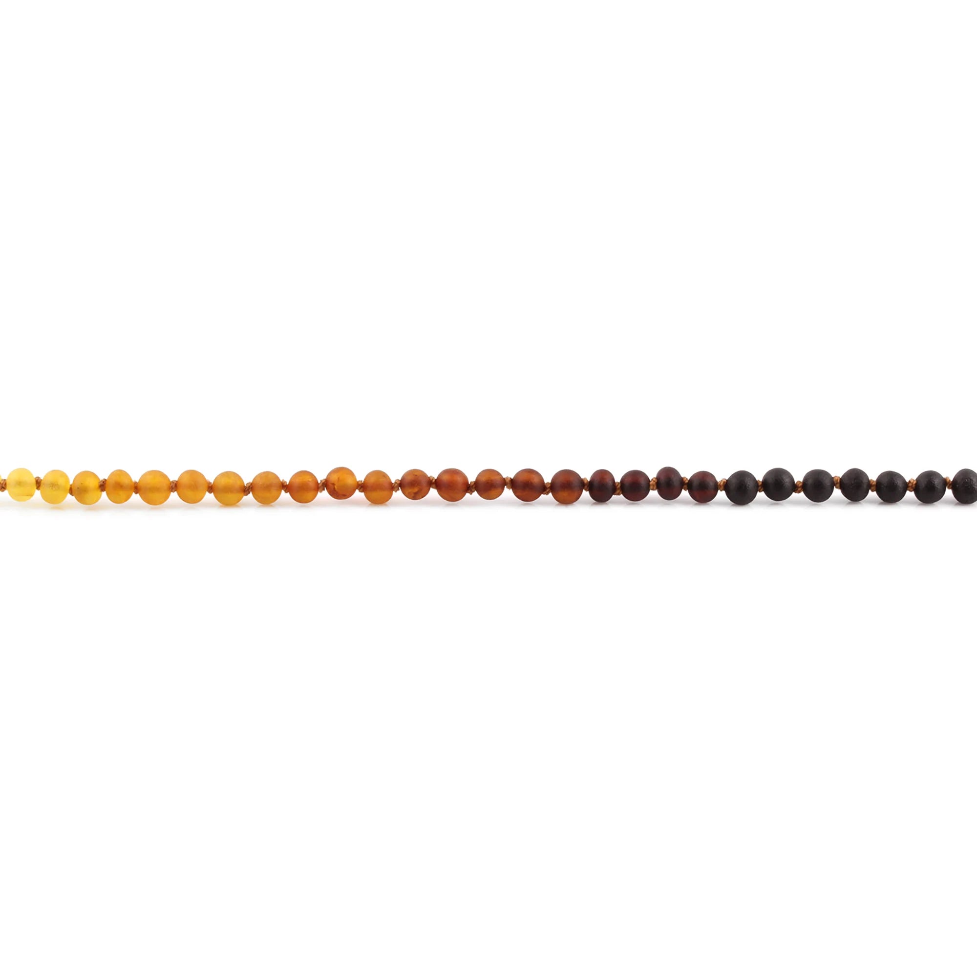 Adult Baltic Amber Necklace. Baroque Rainbow 5mm - XB54R1M