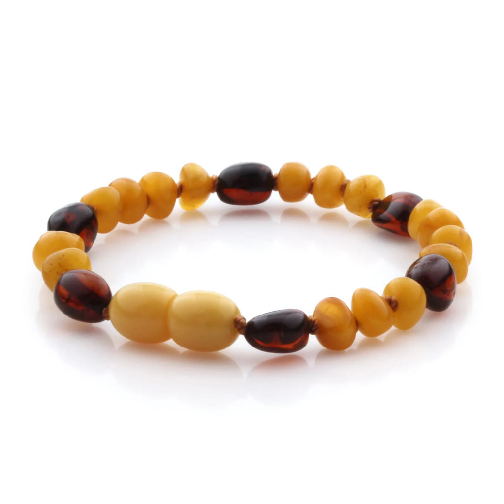 Natural Baltic Amber Teething Bracelet. Limited Edition LE75