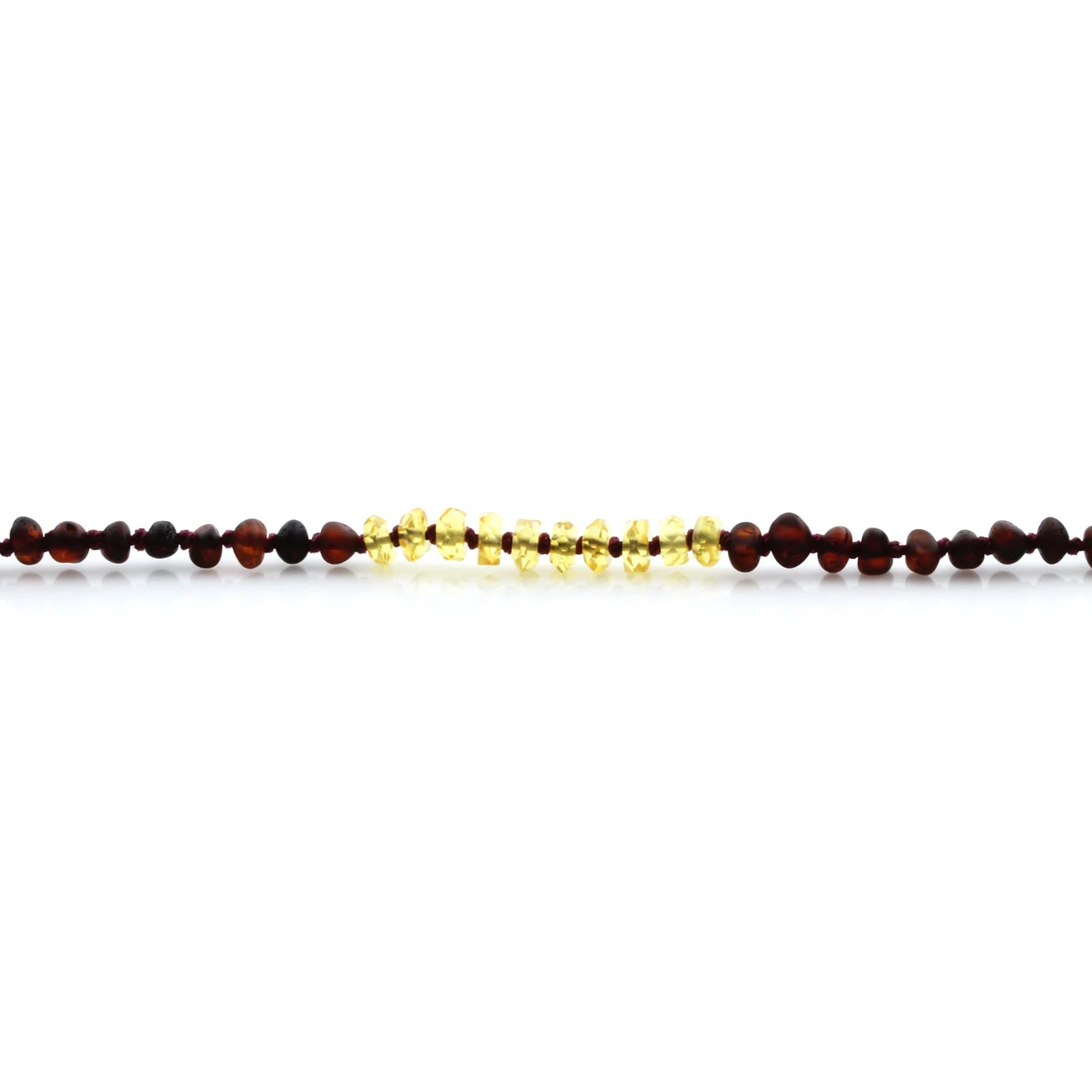 Natural Baltic Amber Teething Bracelet. Baroque LE77