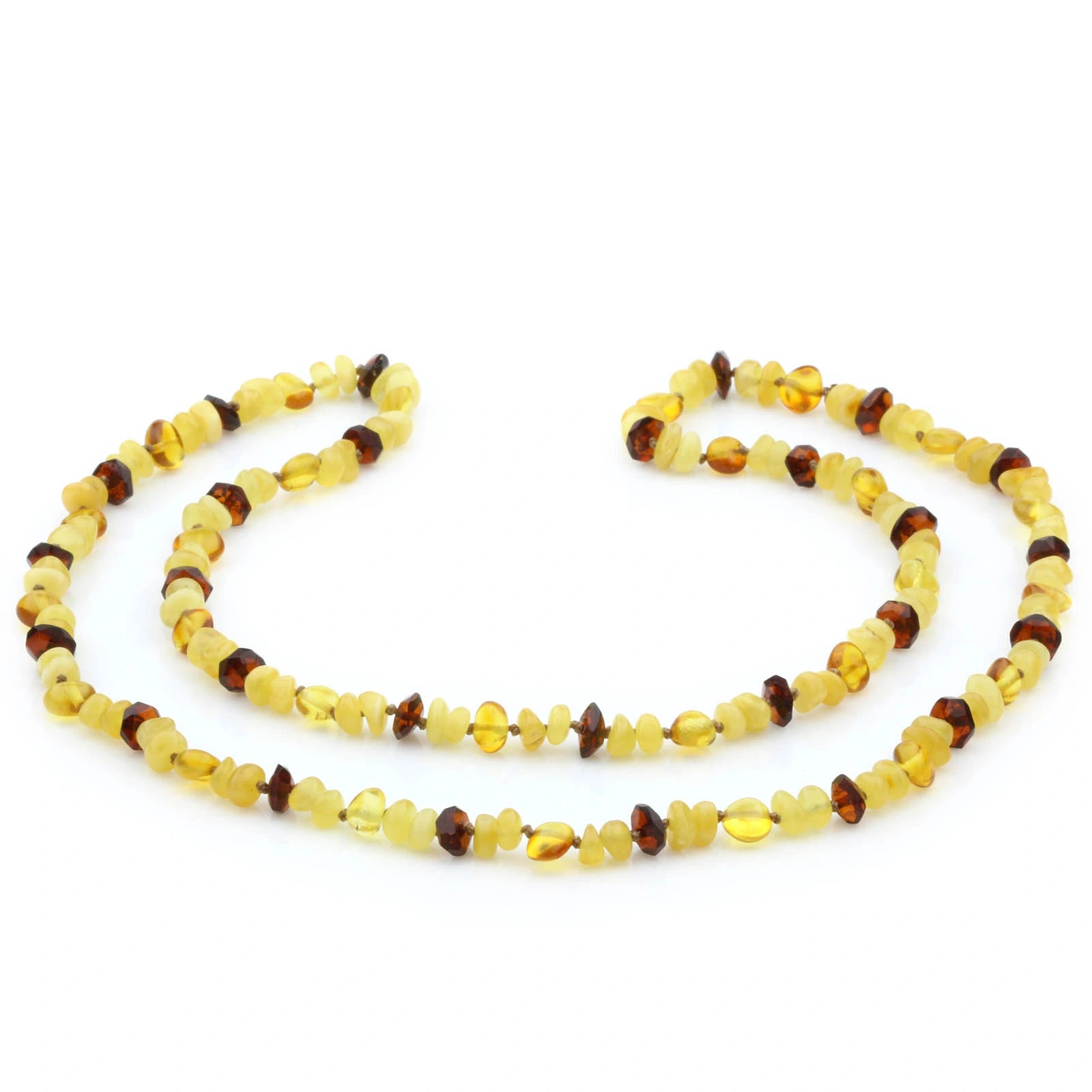 70cm Long Genuine Baltic Amber Necklace for Adult. AGS 042