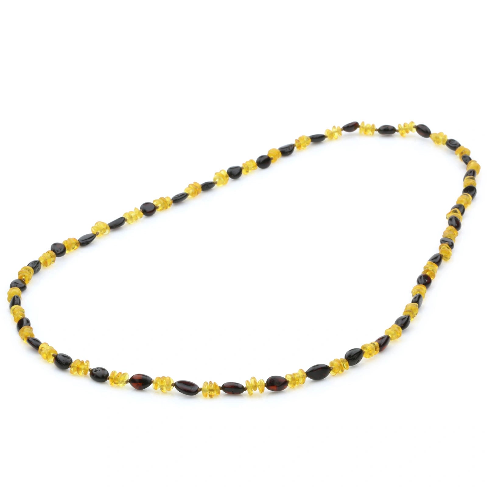 70cm Long Genuine Baltic Amber Necklace for Adult. AGS 055