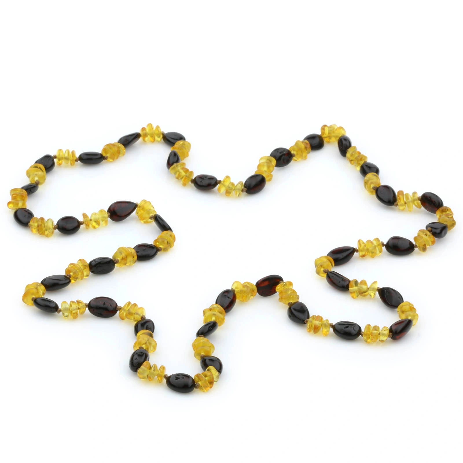 70cm Long Genuine Baltic Amber Necklace for Adult. AGS 055