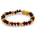 Multicolour Baltic amber baby bracelet, 15cm