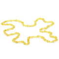 Yellow Baltic amber adult necklace