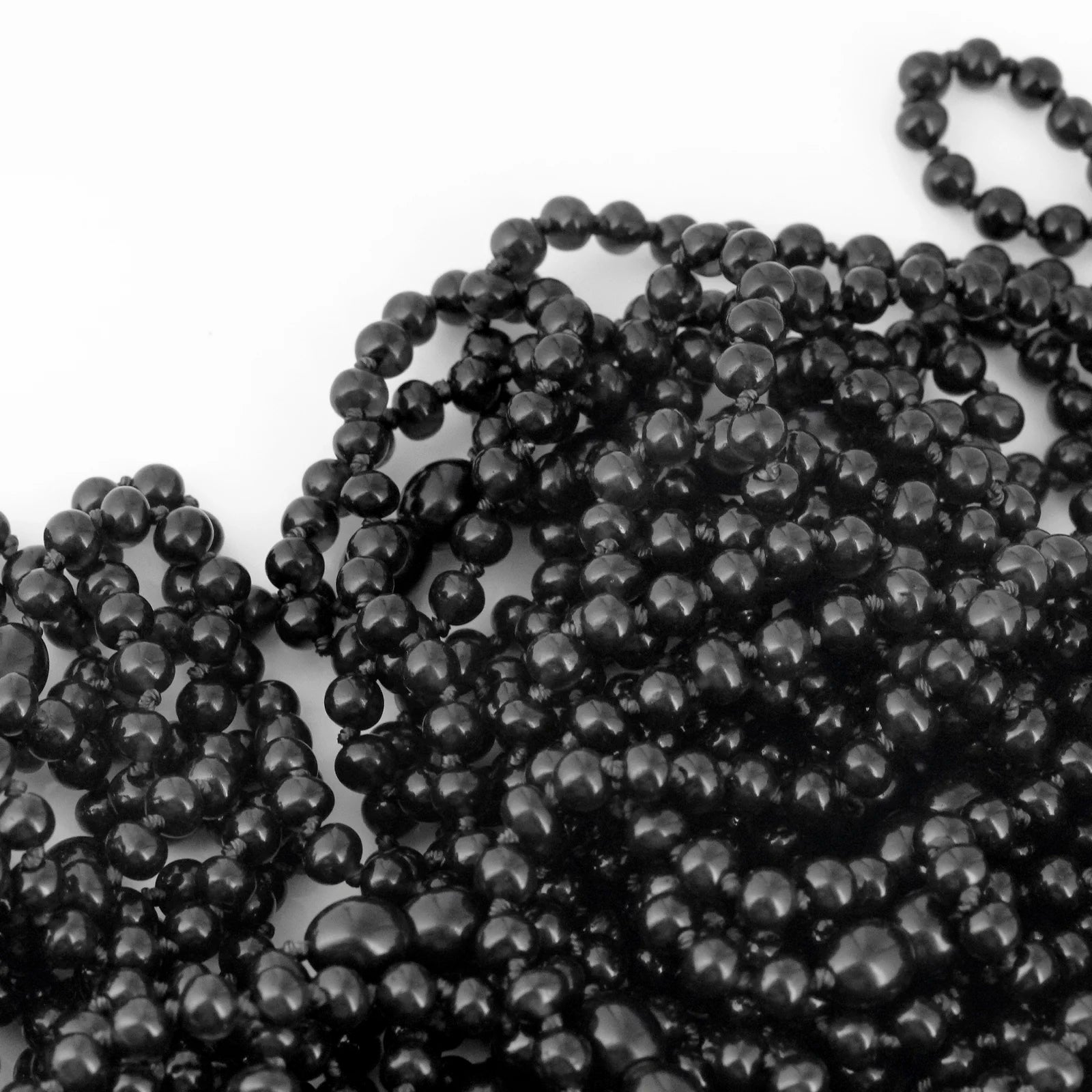 Adult Baltic Amber Necklace. Baroque Black 5mm - XB54B