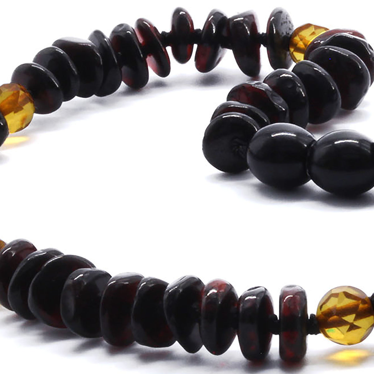BALTIC AMBER TEETHING NECKLACE 32CM. LIMITED EDITION. BE178