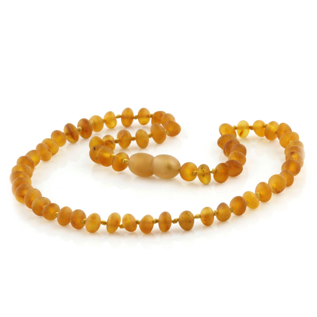 Honey Baltic amber baroque adult necklace, 45cm