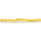 Adult Baltic Amber Necklace. Baroque Milky Yellow 4mm - BA147