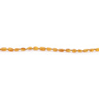 Adult Baltic Amber Necklace. Olive Light Cognac Rough 5mm - OL49