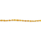 Adult Baltic Amber Necklace. Olive Light Cognac Rough 5mm - OL51