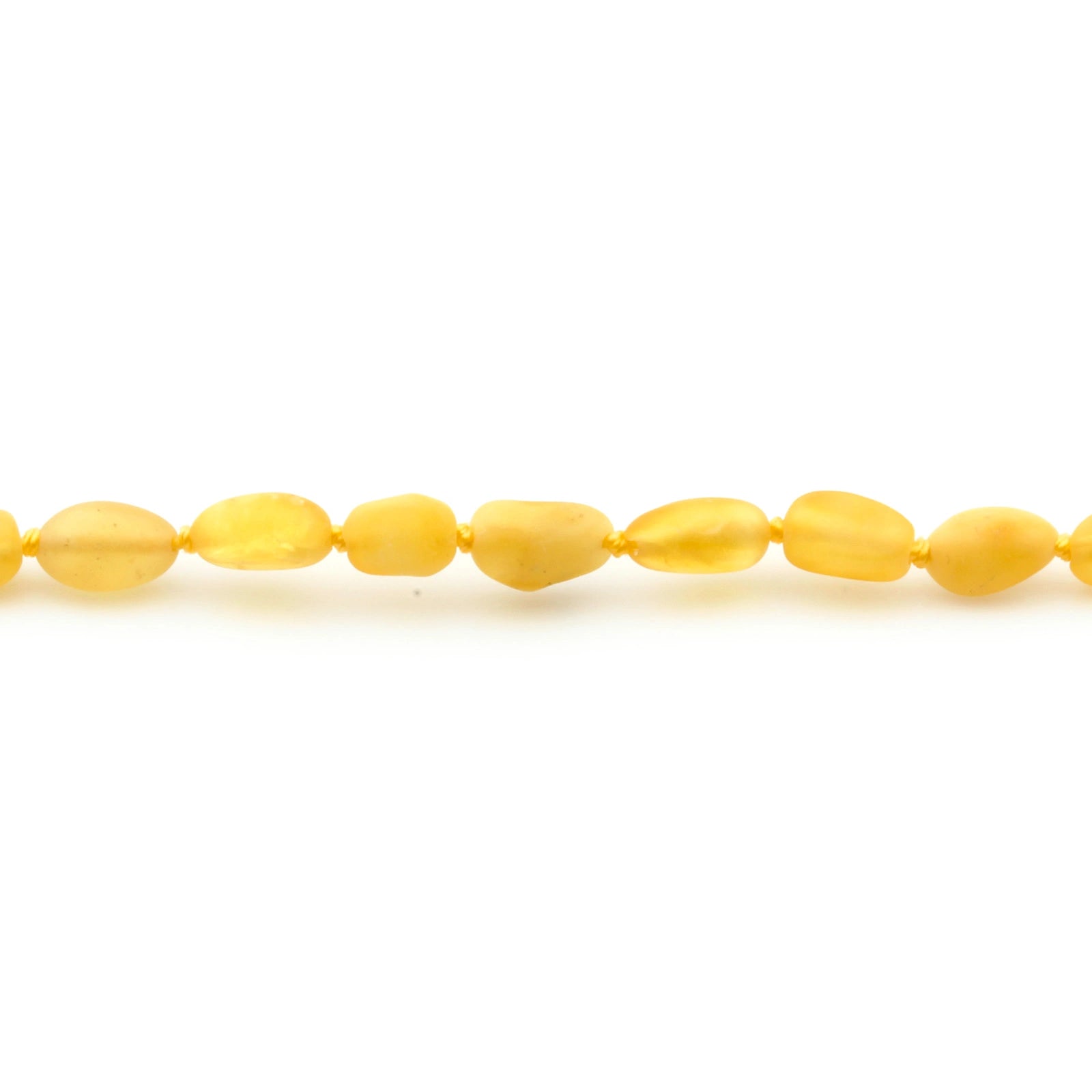 Adult Baltic Amber Necklace. Olive Milky Yellow Matte 5mm - OL44