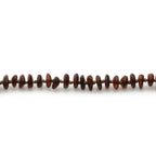 Adult Baltic Amber Necklace. Roundel Dark Cognac 5mm - RO69