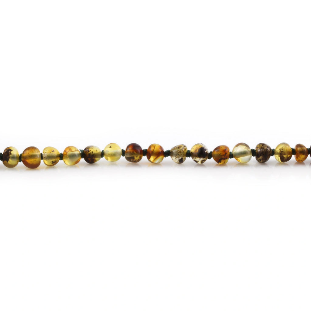 BALTIC AMBER TEETHING NECKLACE. LIMITED EDITION. XLE25