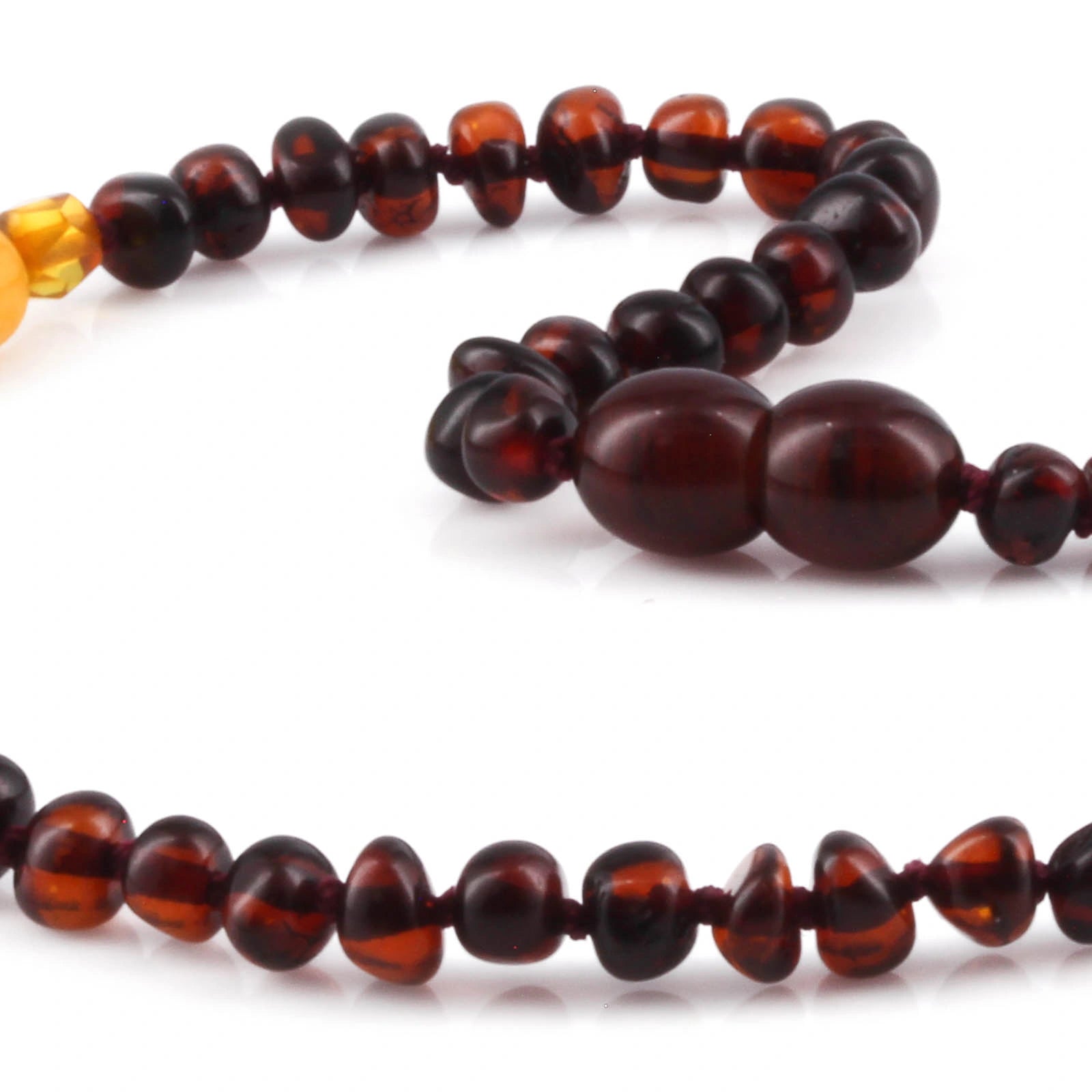 BALTIC AMBER TEETHING NECKLACE. LIMITED EDITION. XLE16
