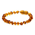 Honey Baltic amber baroque baby bracelet, 14cm