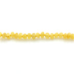 Baltic Amber Teething Necklace. Baroque Milky Yellow 4mm - BA59