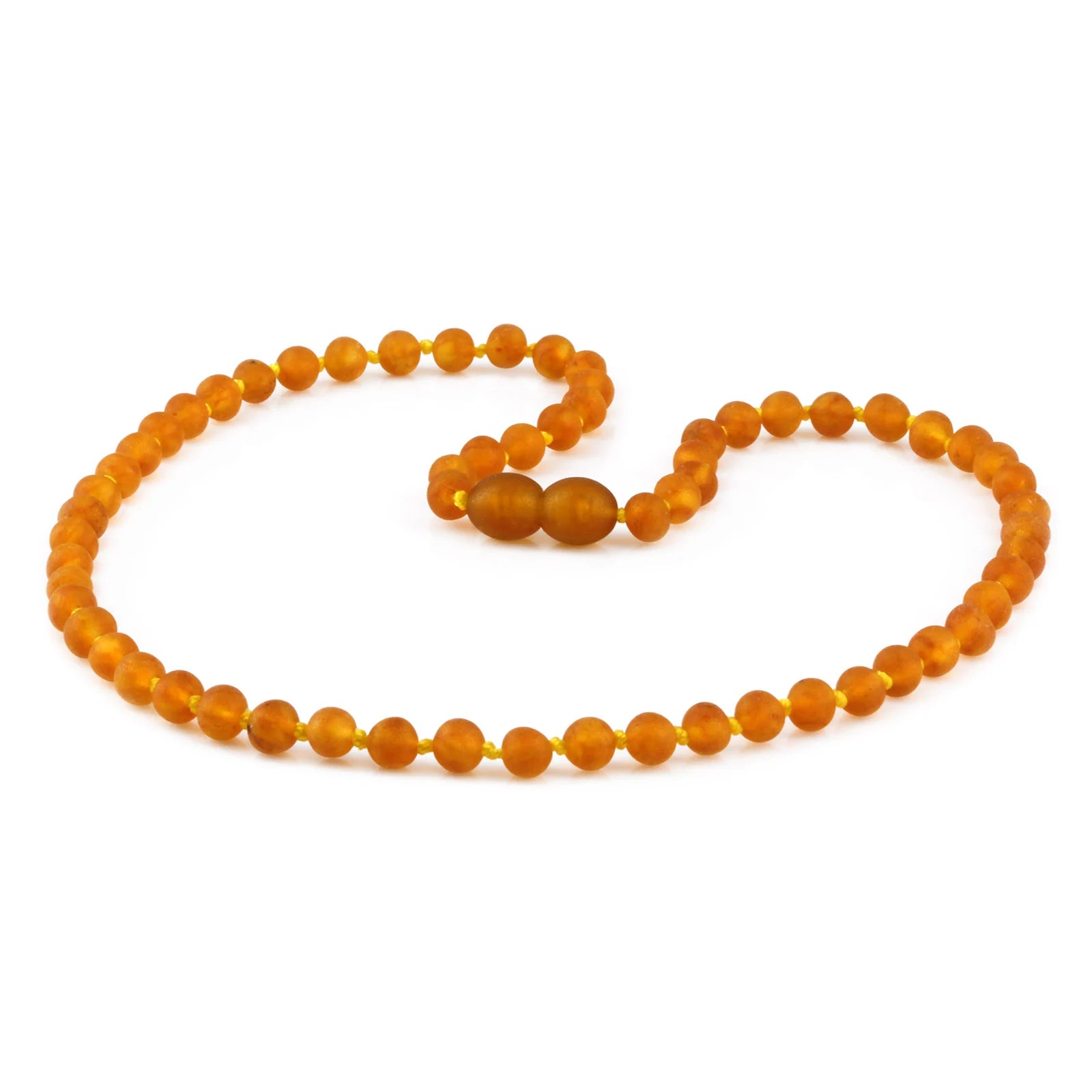 Adult Baltic Amber Necklace. Baroque Light Cognac 5mm - XB54LCM-Y