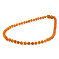 Honey Baltic amber baroque junior necklace, 38cm