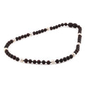 Natural Baltic Amber Junior Necklace with Freshwater Pearl. Baroque 5mm - JN104
