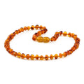 Honey Baltic amber baroque baby necklace, 32cm