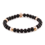 Natural Baltic Amber Adult Bracelet with Freshwater Pearl. Baroque 6mm - P3