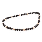 Natural Baltic Amber Adult Necklace with Freshwater Pearl. Baroque 6mm - P3