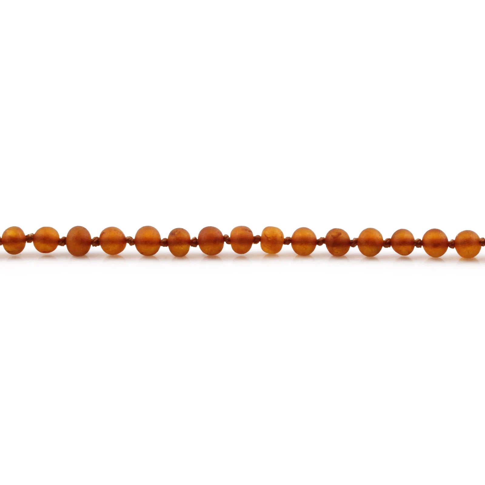 Adult Baltic Amber Necklace. Baroque Light Cognac 5mm - XB54LCM