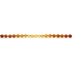 Baltic Amber Teething Necklace. Baroque Rainbow 5mm - BA27