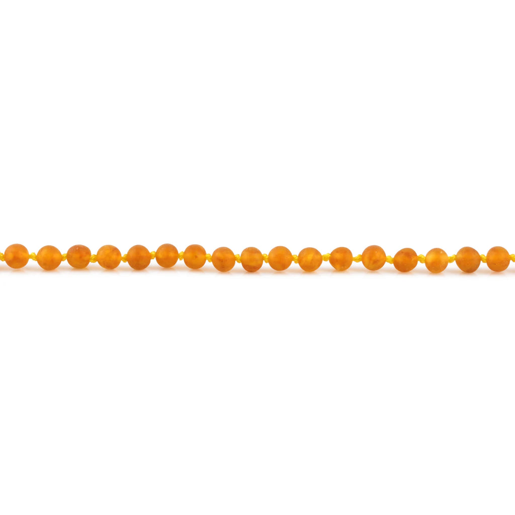 Adult Baltic Amber Necklace. Baroque Light Cognac 5mm - XB54LCM-Y