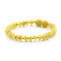 Butterscotch Baltic amber roundel baby bracelet, 15cm