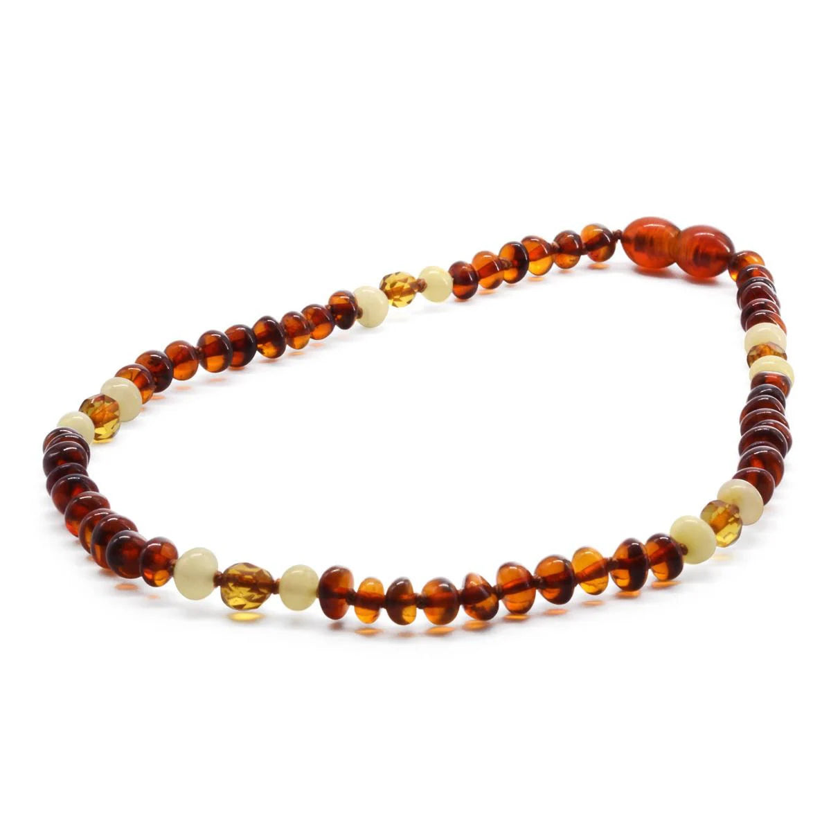 BALTIC AMBER TEETHING NECKLACE. LIMITED EDITION. BE175