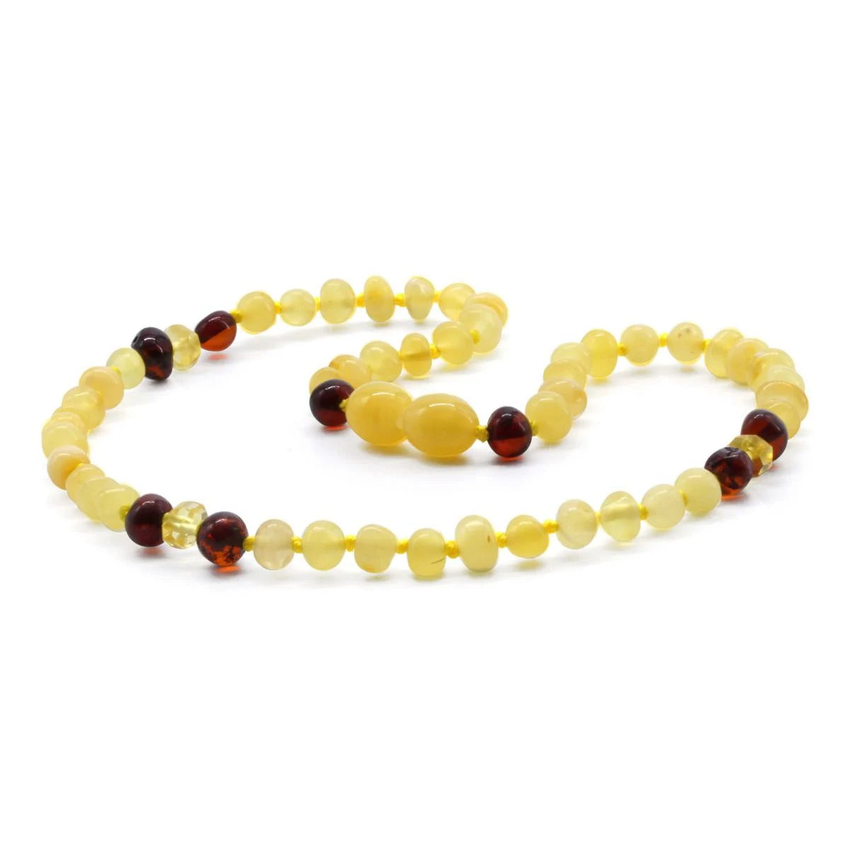 BALTIC AMBER TEETHING NECKLACE. LIMITED EDITION. BE176