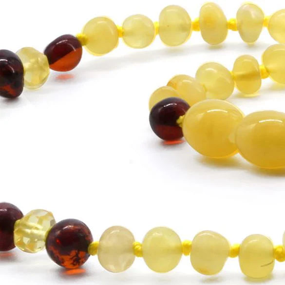 BALTIC AMBER TEETHING NECKLACE. LIMITED EDITION. BE176