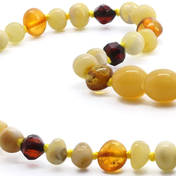 BALTIC AMBER TEETHING NECKLACE. LIMITED EDITION. LE353