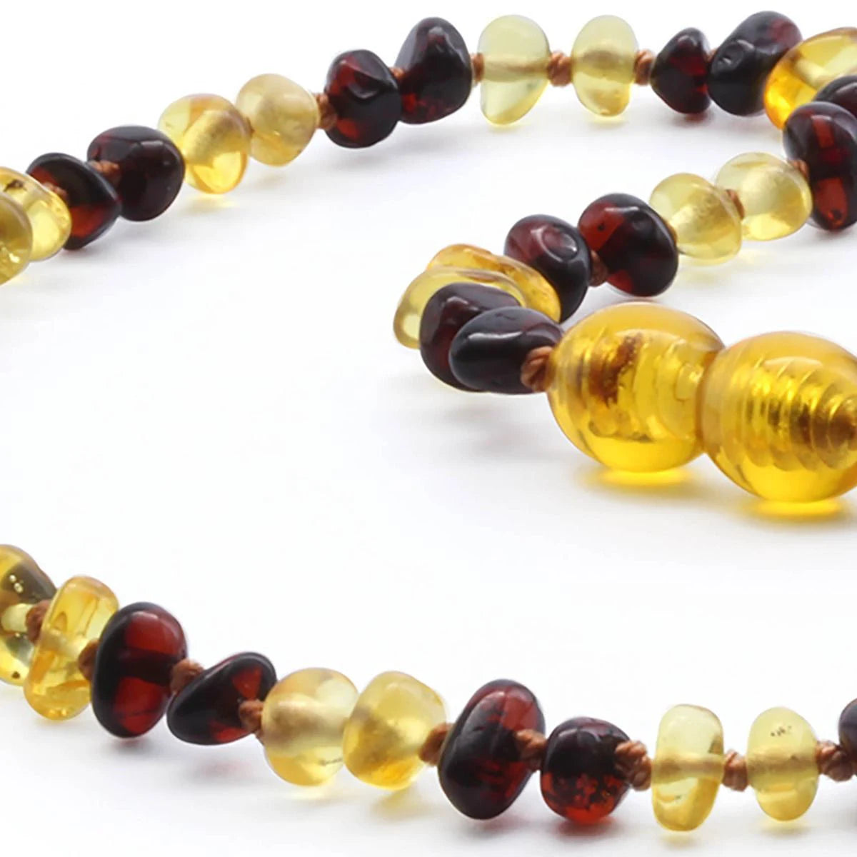 BALTIC AMBER TEETHING NECKLACE. LIMITED EDITION. LE358