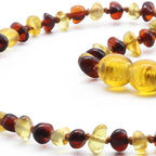 BALTIC AMBER TEETHING NECKLACE. LIMITED EDITION. LE359