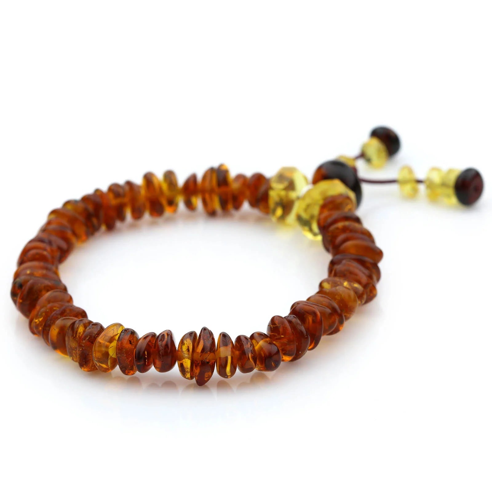 NATURAL BALTIC AMBER TASSEL BRACELET for Adult. TSL32