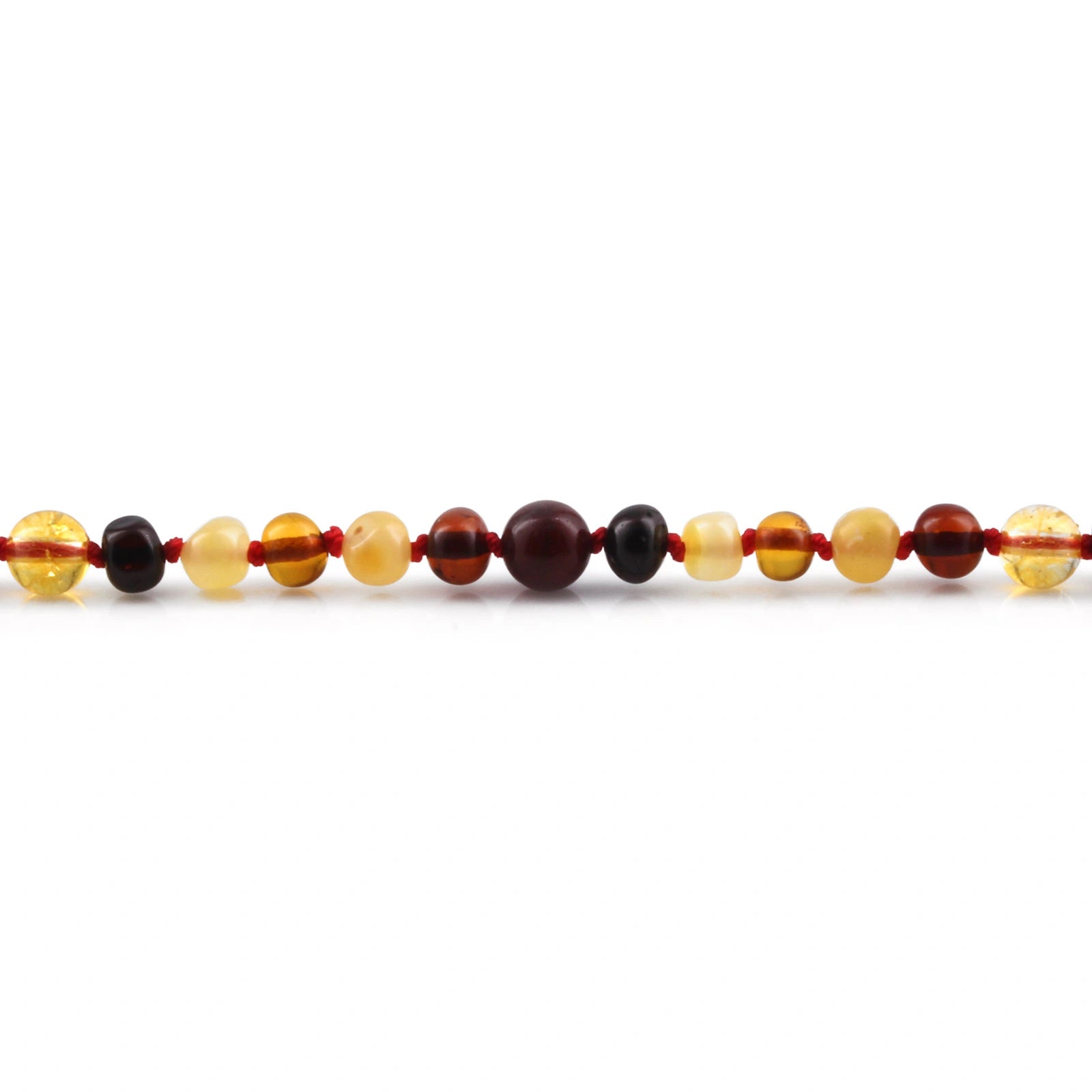 BALTIC AMBER & MOOKAITE TEETHING NECKLACE. LIMITED EDITION. XLE27