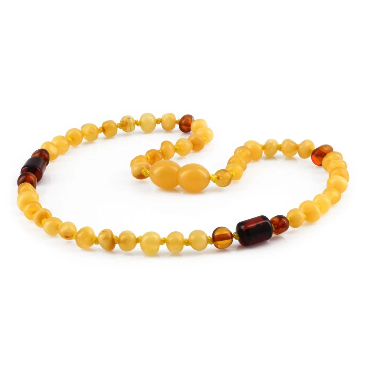 BALTIC AMBER TEETHING NECKLACE. LIMITED EDITION. XLE15