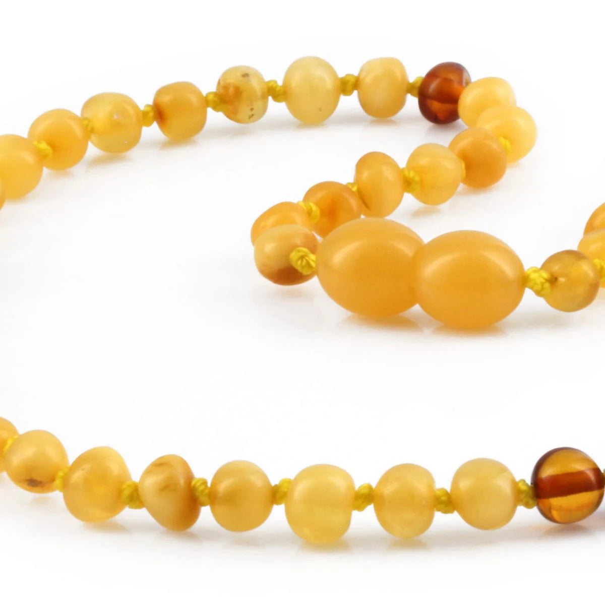 BALTIC AMBER TEETHING NECKLACE. LIMITED EDITION. XLE15