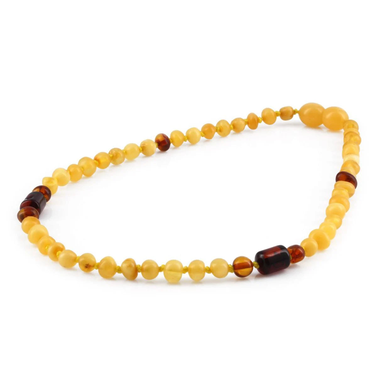 BALTIC AMBER TEETHING NECKLACE. LIMITED EDITION. XLE15