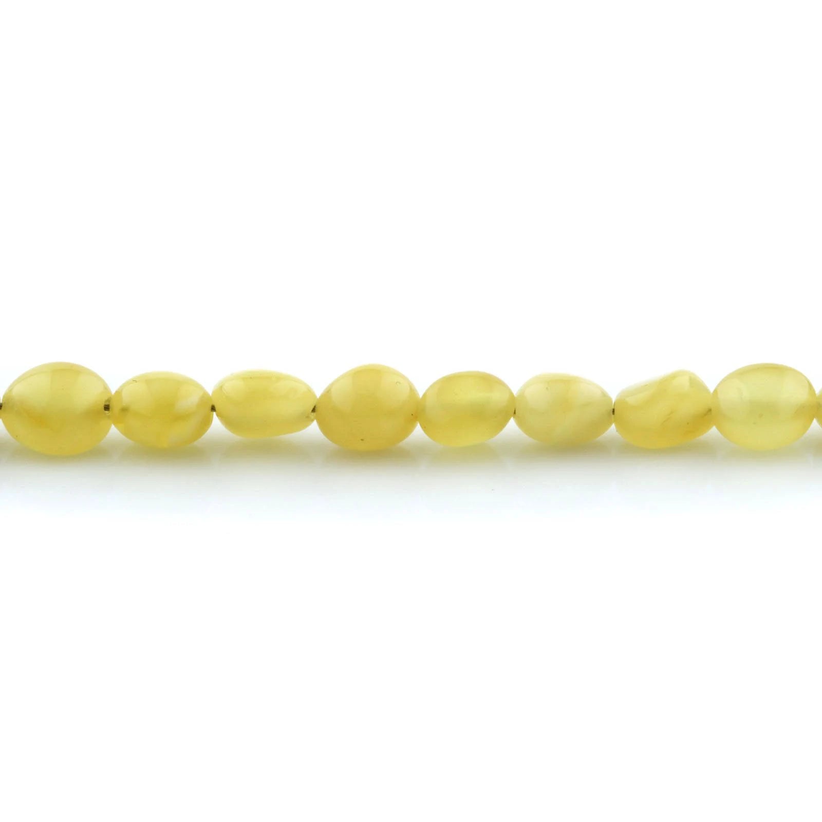 Adult Baltic Amber & 925 Sterling Silver Clasp Bracelet 18cm. SB98