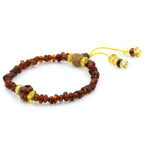 Adult Baltic Amber Lapis 925 Sterling Silver Bracelet. OCT96