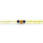 Adult Baltic Amber & 925 Sterling Silver Clasp Bracelet 7mm 19cm. SB113