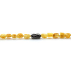Adult Baltic Amber & 925 Sterling Silver Clasp Bracelet 6mm 20cm. SB122