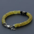 Adult Baltic Amber & 925 Sterling Silver Clasp Bracelet 18cm. SB109