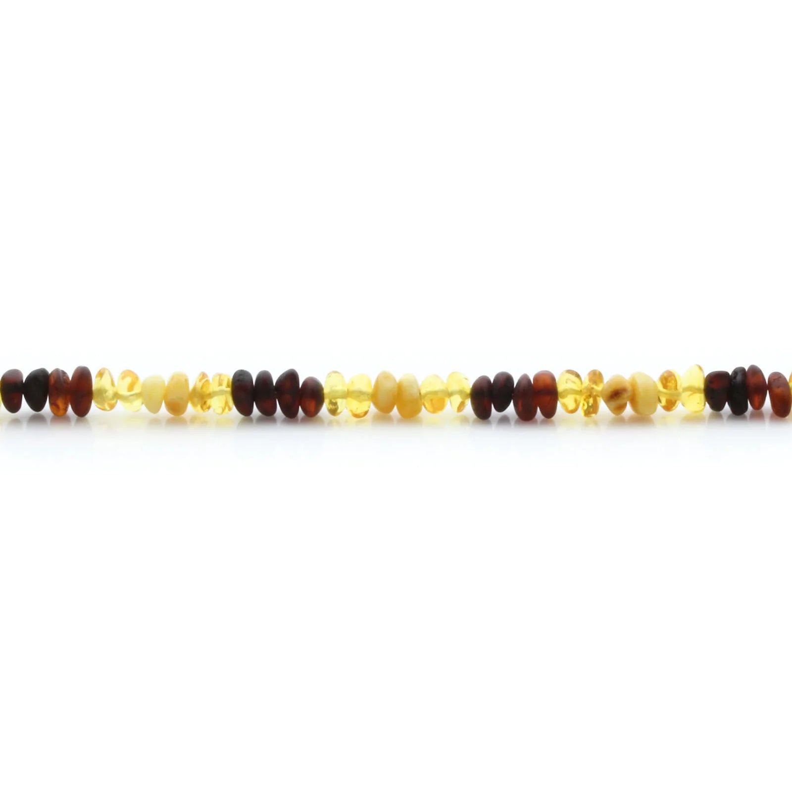 Adult Baltic Amber Necklace & 925 Sterling Silver Clasp 45cm. LE08