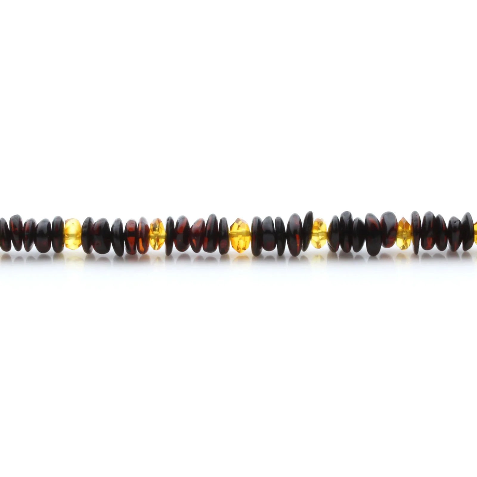 Adult Baltic Amber Necklace & 925 Sterling Silver Clasp 45cm. LE35