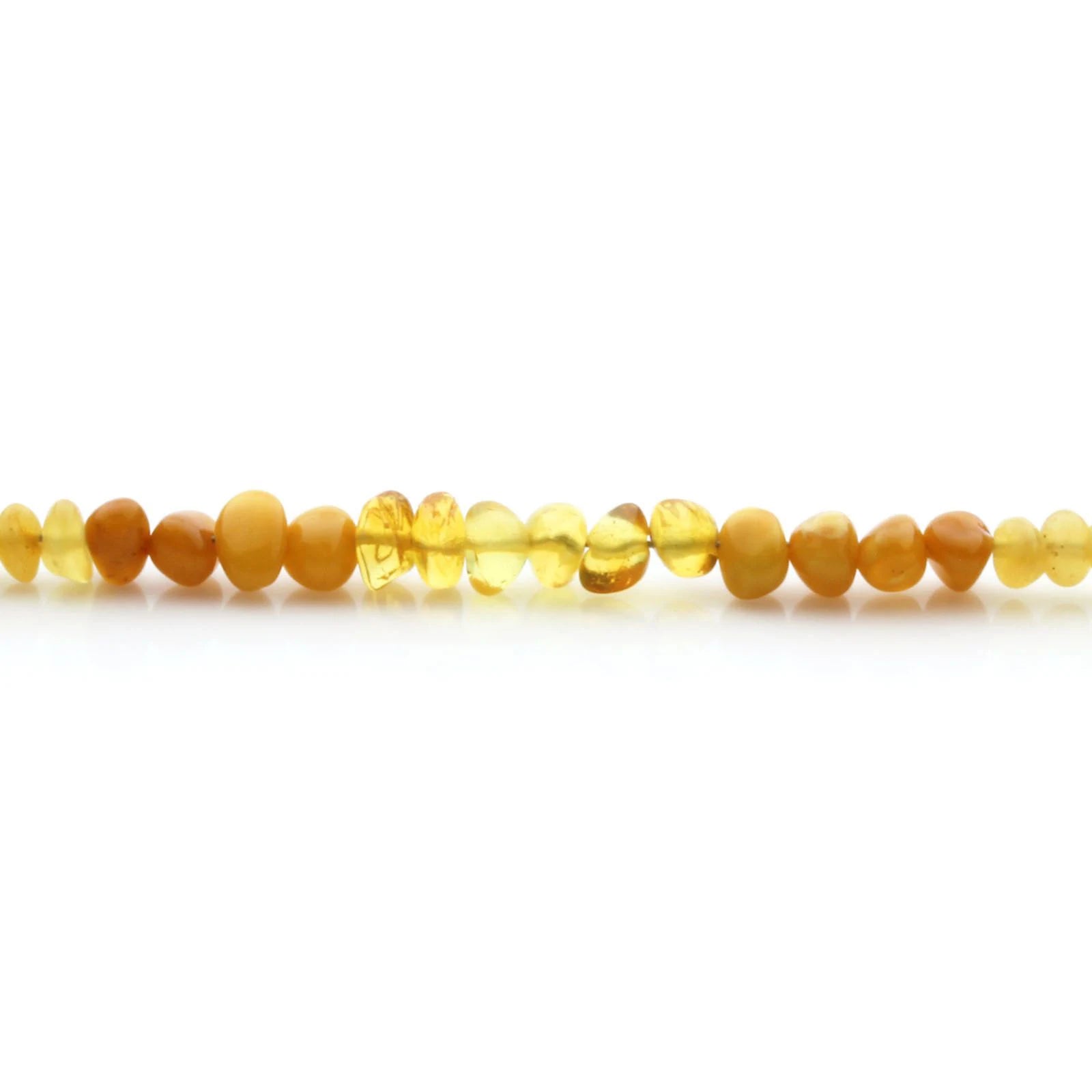 Adult Baltic Amber Bracelet & 925 Sterling Silver Clasp 18cm. LE14